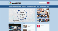 Desktop Screenshot of educar-se.unisc.br